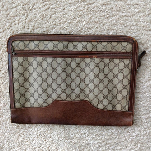 Gucci Handbags - Vintage Gucci Document Holder Briefcase Clutch
